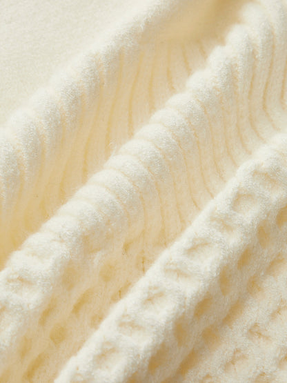 Kontrast Kesim Kolsuz Ribanalı Kazak Yelek