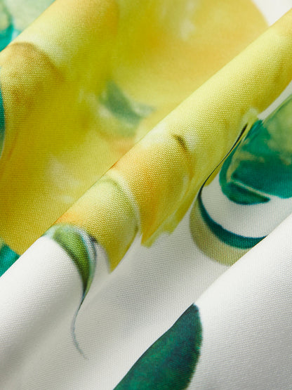 Boho Desenli Puf Kollu Elbise