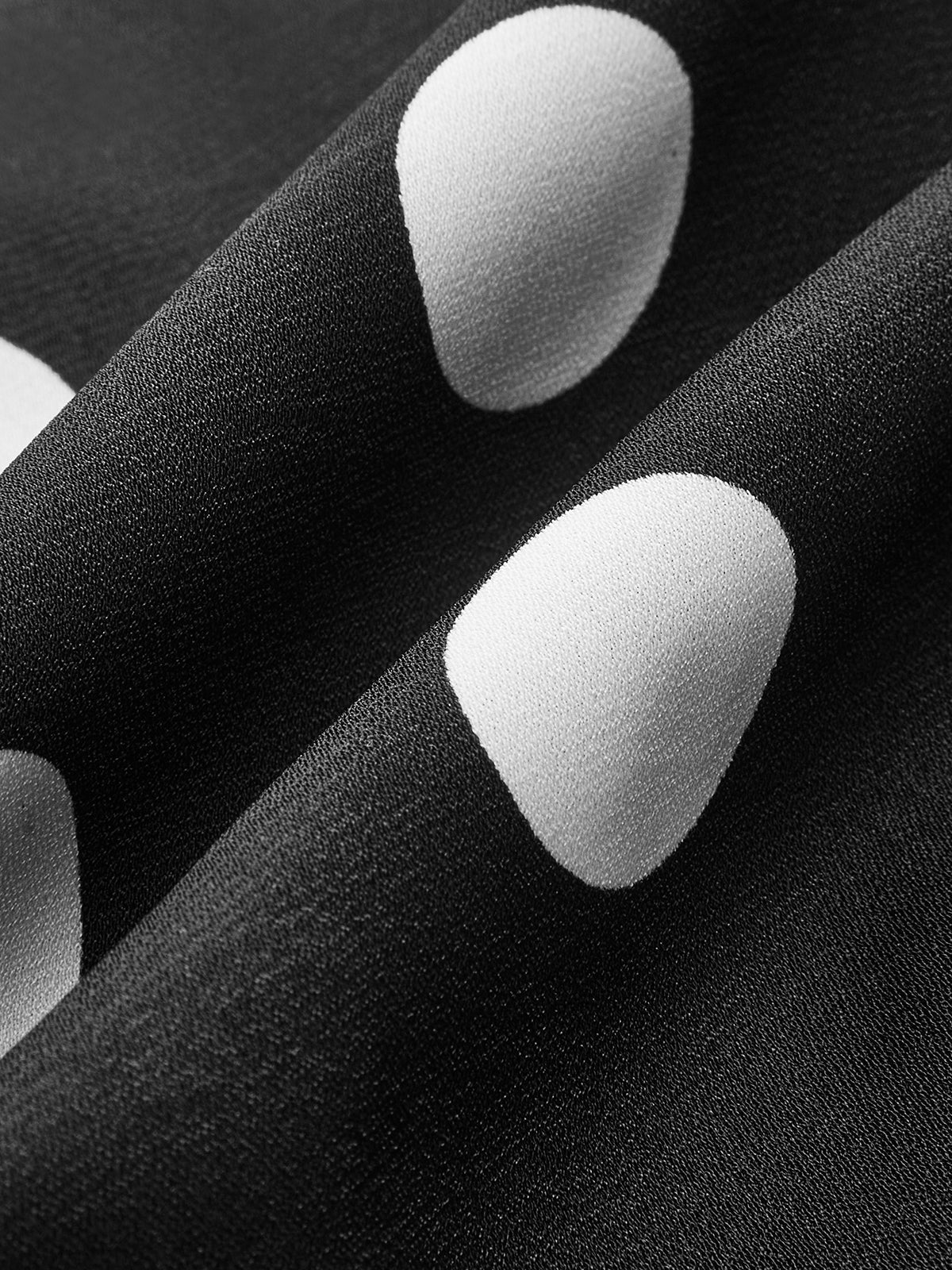 Tek Omuzlu Puantiyeli Peplum Elbise