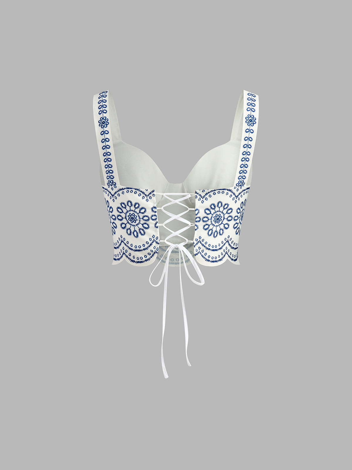 Baskılı Kolsuz Bağcıklı Etek Takımı