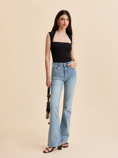 Kare Yakalı Ribanalı Atlet