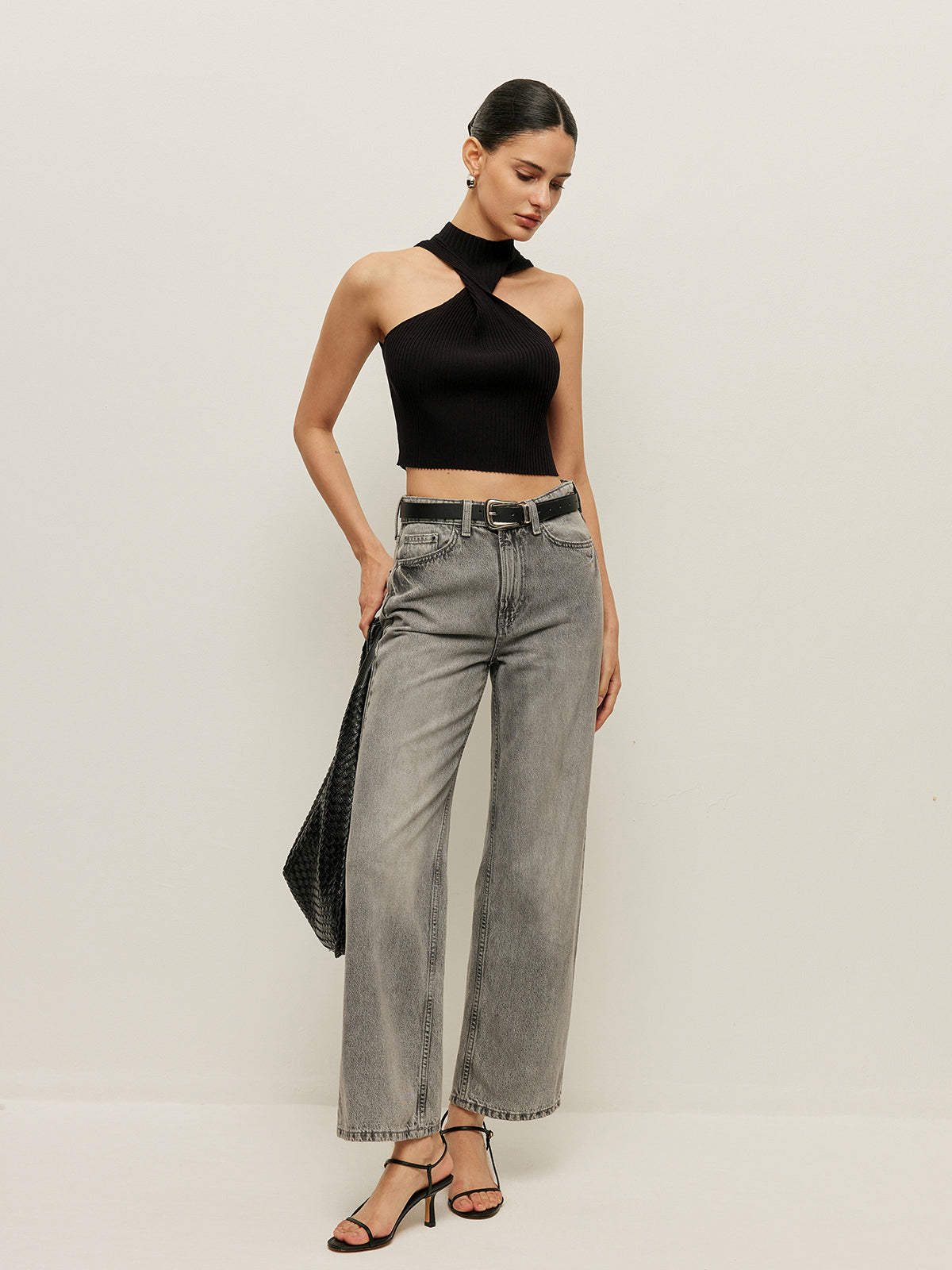 Kabartmalı Çapraz Askılı Örgü Üst