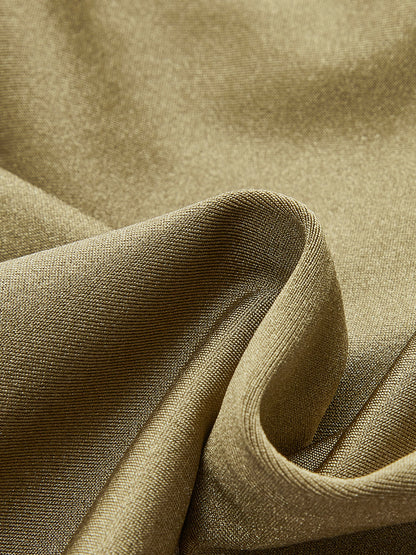 Boncuklu Askılı Kesim Tek Parça Mayo