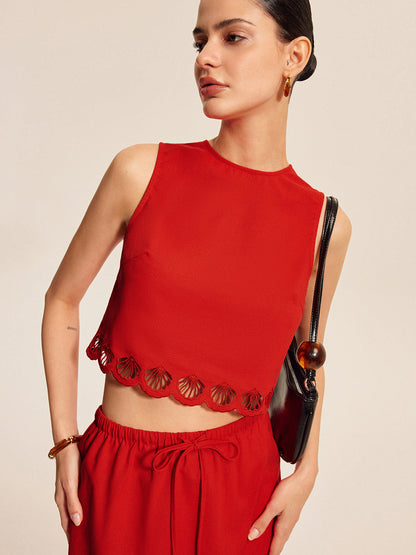 Pamuk ve Keten Taraklı Etek Takımı