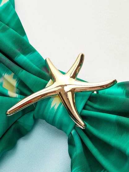 Deniz Yıldızı Detaylı Tek Parça Mayo