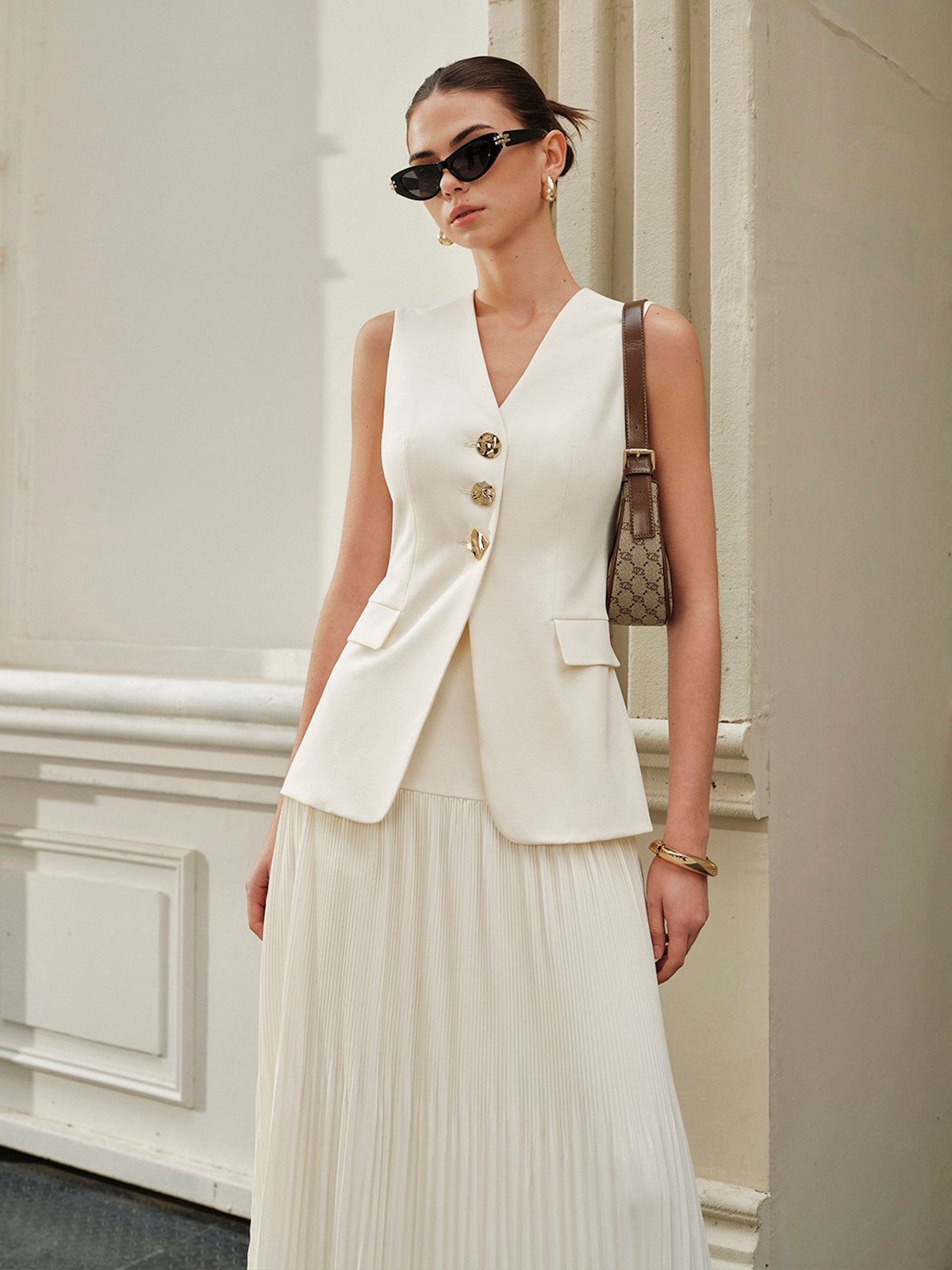 Dekor Cepli Özel Dikim Yelek