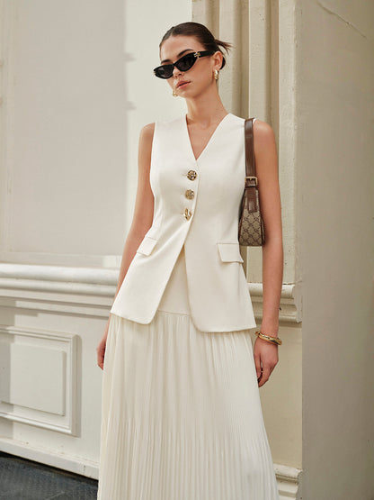 Dekor Cepli Özel Dikim Yelek