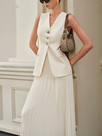 Dekor Cepli Özel Dikim Yelek