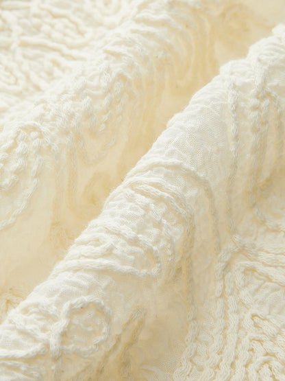 Yarı Şeffaf Tığ İşi Dantel Çiçek Detaylı Atlet