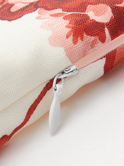 Çiçekli Sırtı Açık A Kesim Elbise