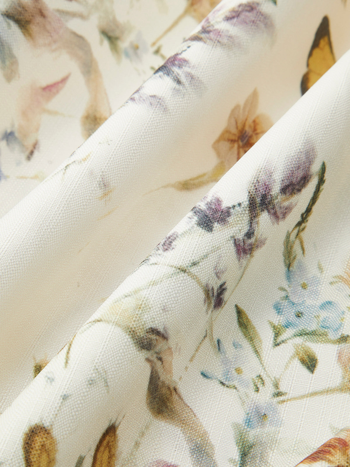 Kemerli Balon Kollu Çiçekli Elbise