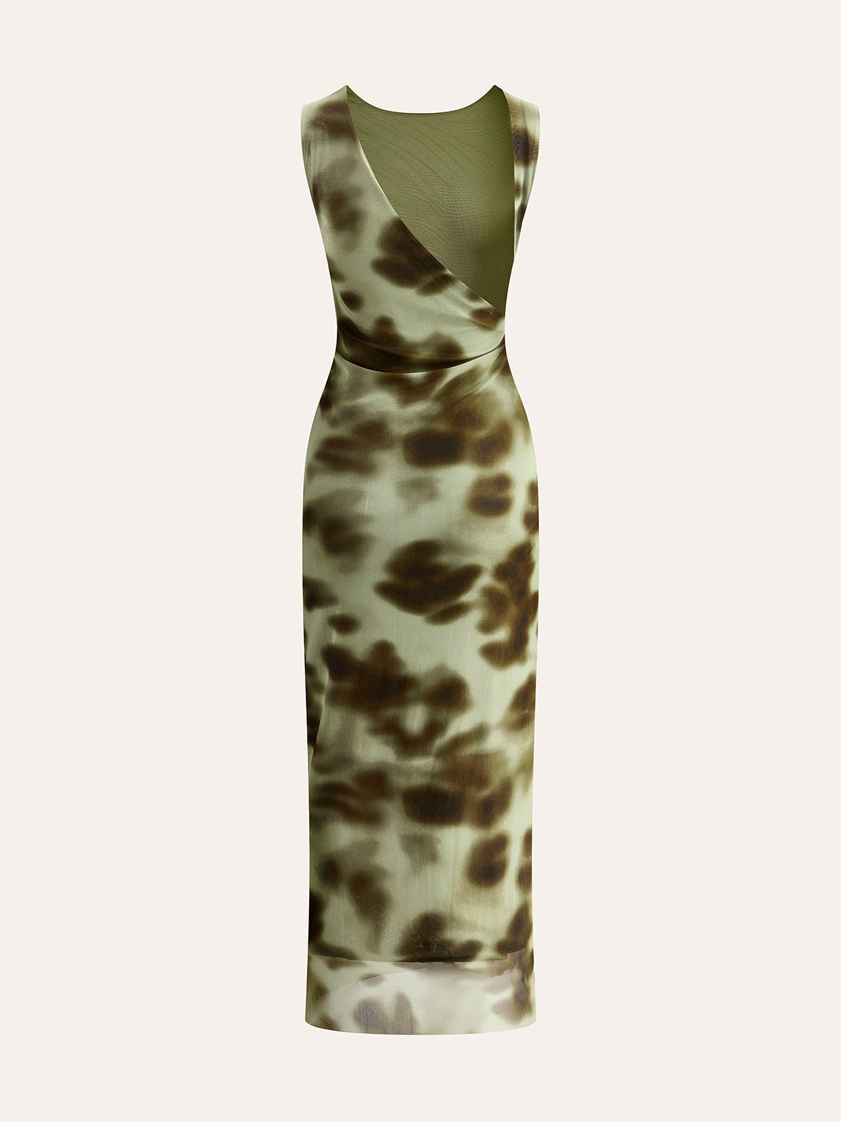 Boho Desenli File Elbise