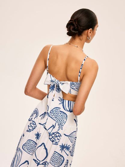 Etekli Baskılı Kırpılmış Üst Takım