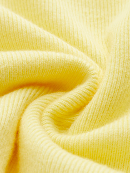 Cep Detaylı Kolsuz Örgü Elbise