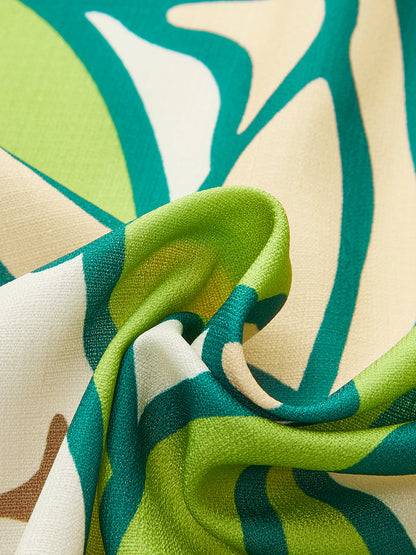 Bağcıklı Çiçekli Elbise