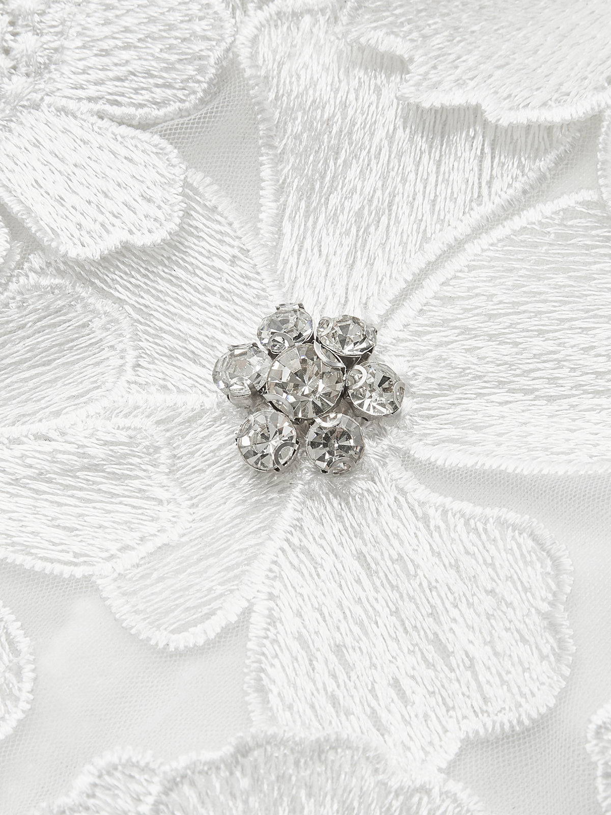 Yarı Şeffaf İşlemeli Çiçek Desenli Kalp Korse