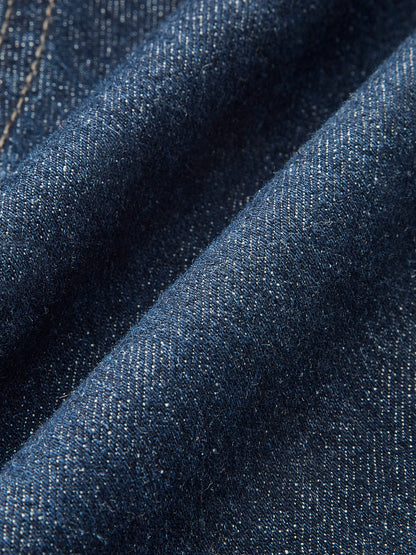 Pamuklu Orta Bel Geniş Paça Kot Pantolon