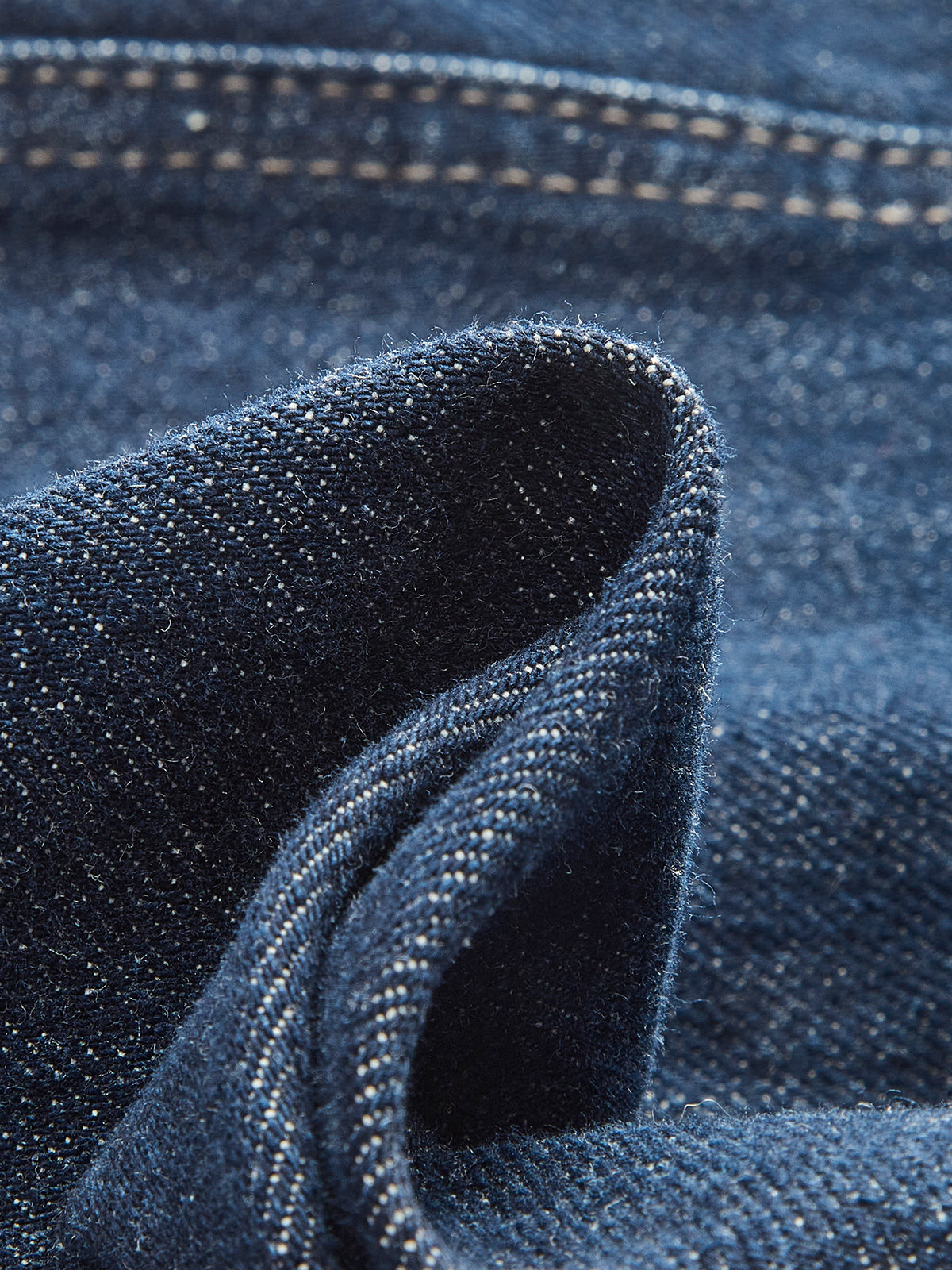 Pamuklu Orta Bel Geniş Paça Kot Pantolon