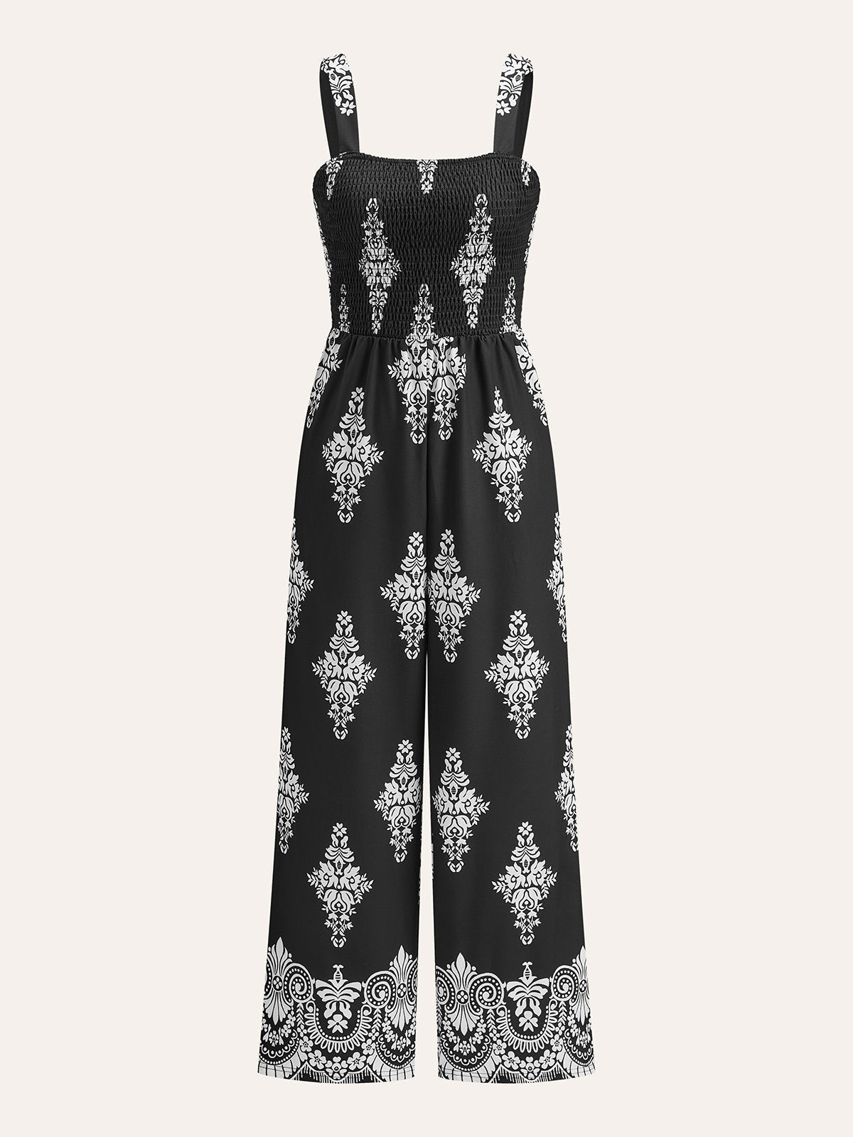 Fırfırlı Çiçek Desenli Tulum