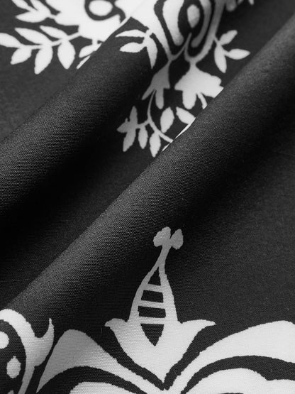 Fırfırlı Çiçek Desenli Tulum