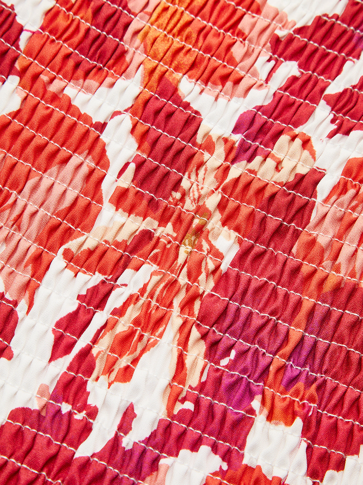 Omuzları Açık Çiçekli Elbise