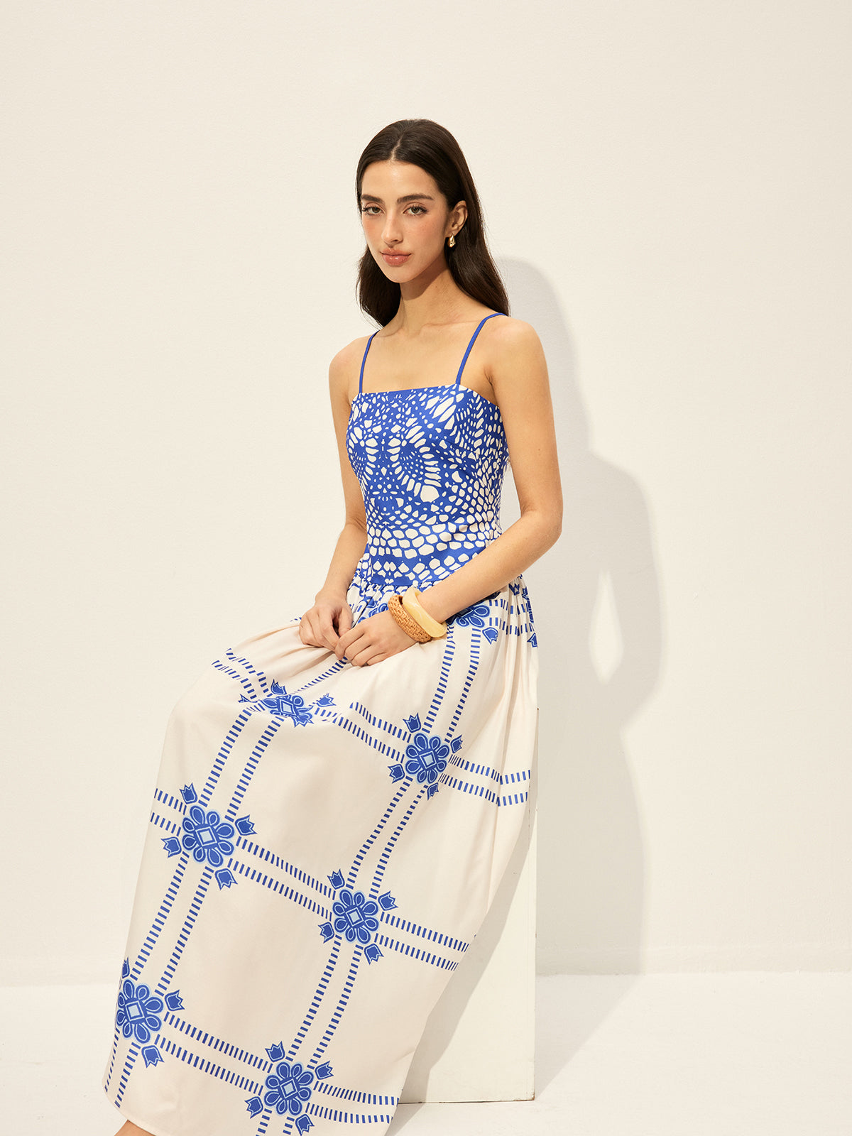 Ayarlanabilir Spagetti Askılı Fermuarlı Elbise