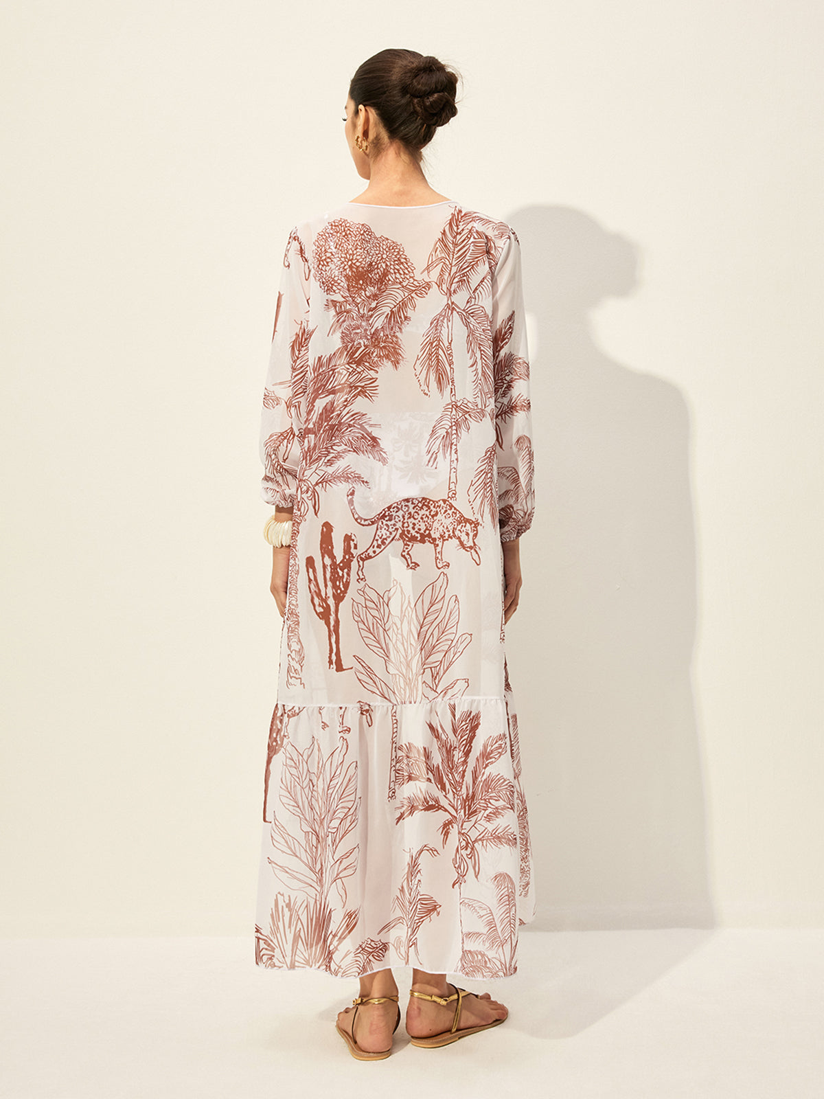 Çiçek Desenli Kapalı Etek