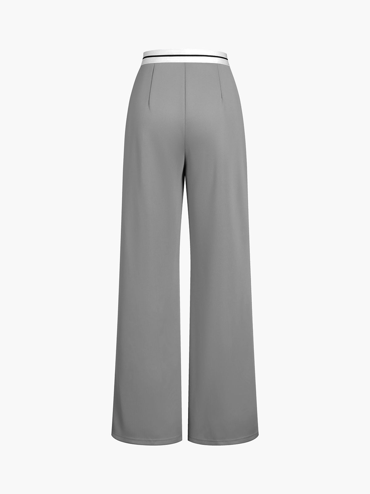 Tüp Üst İki Parça Kontrast Bel Pantolon Takımı