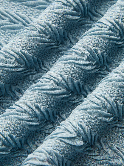 Omuz Açık Volan Detaylı Elbise