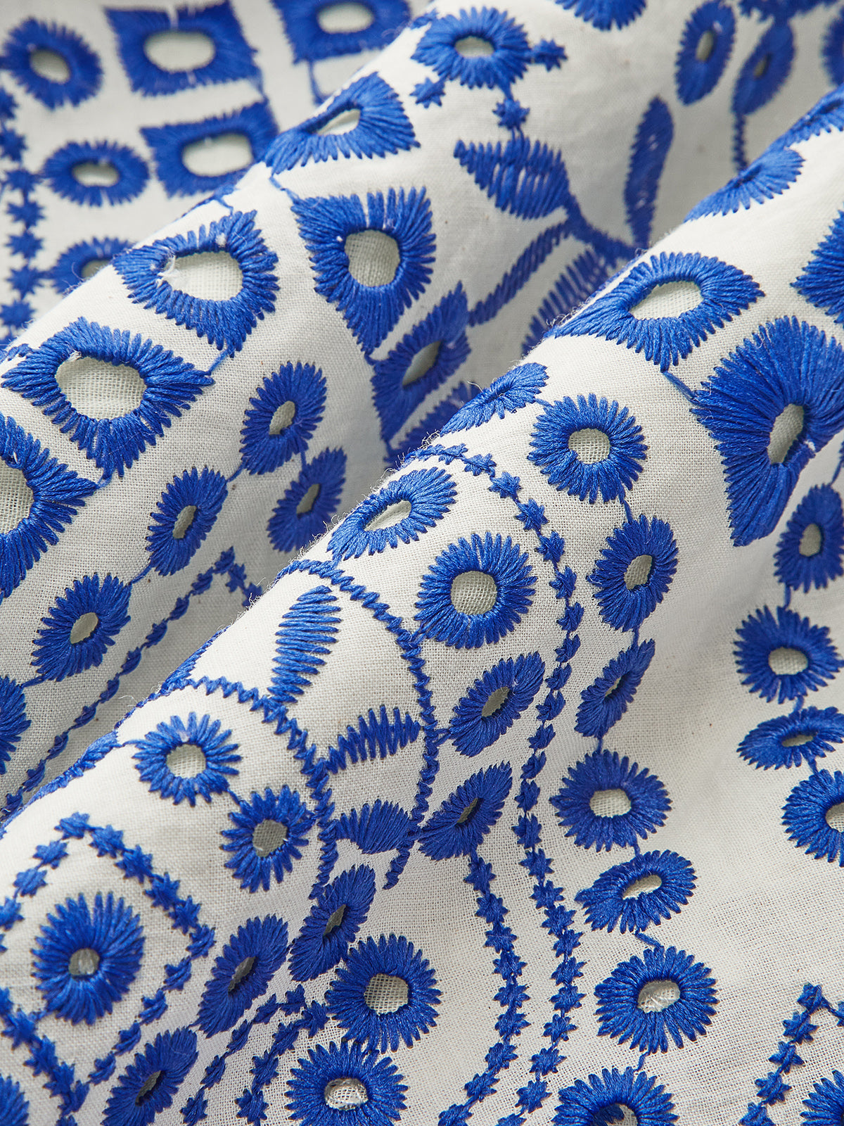 Pamuklu Nakışlı Taraklı Etek Ucu Lastikli Bel Etek