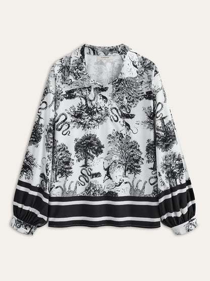 Çizgili Baskılı Pantolon Takımı