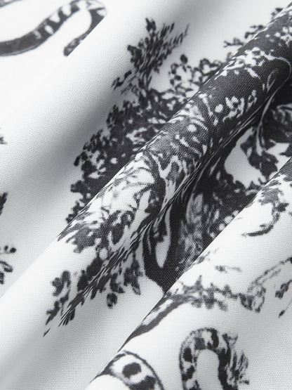 Çizgili Baskılı Pantolon Takımı