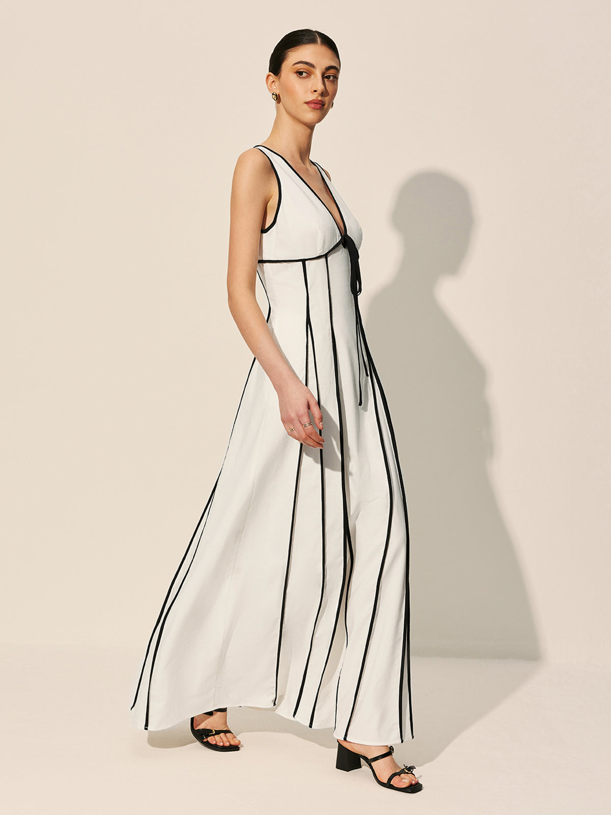 Cepli Kontrast Kesim Elbise