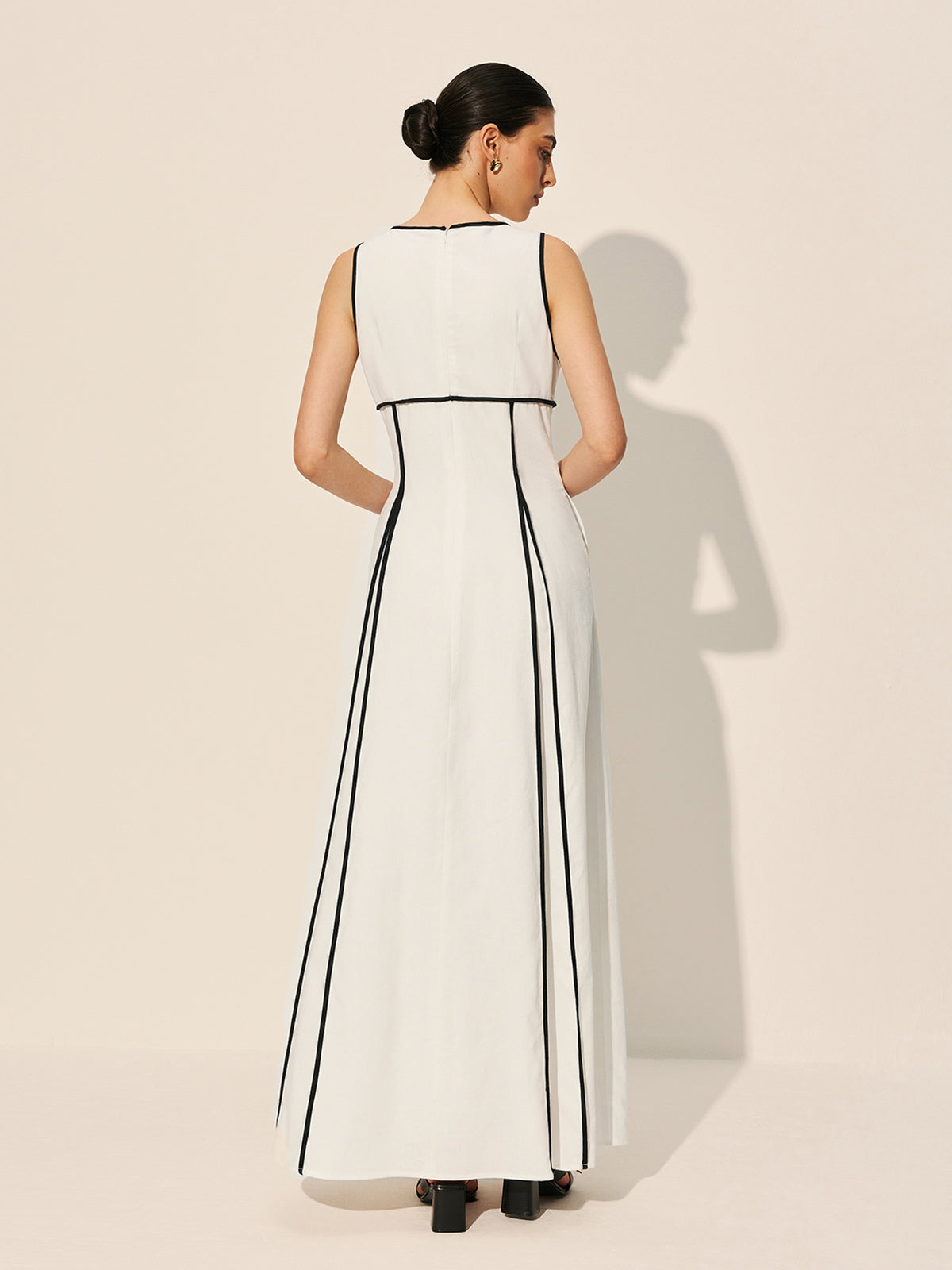 Cepli Kontrast Kesim Elbise