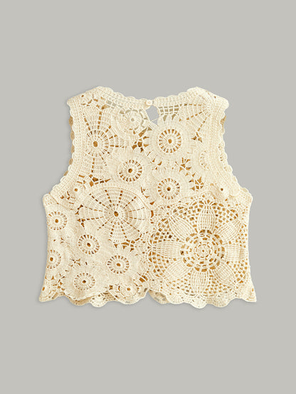 Şeffaf Kolsuz Tığ İşi Üst