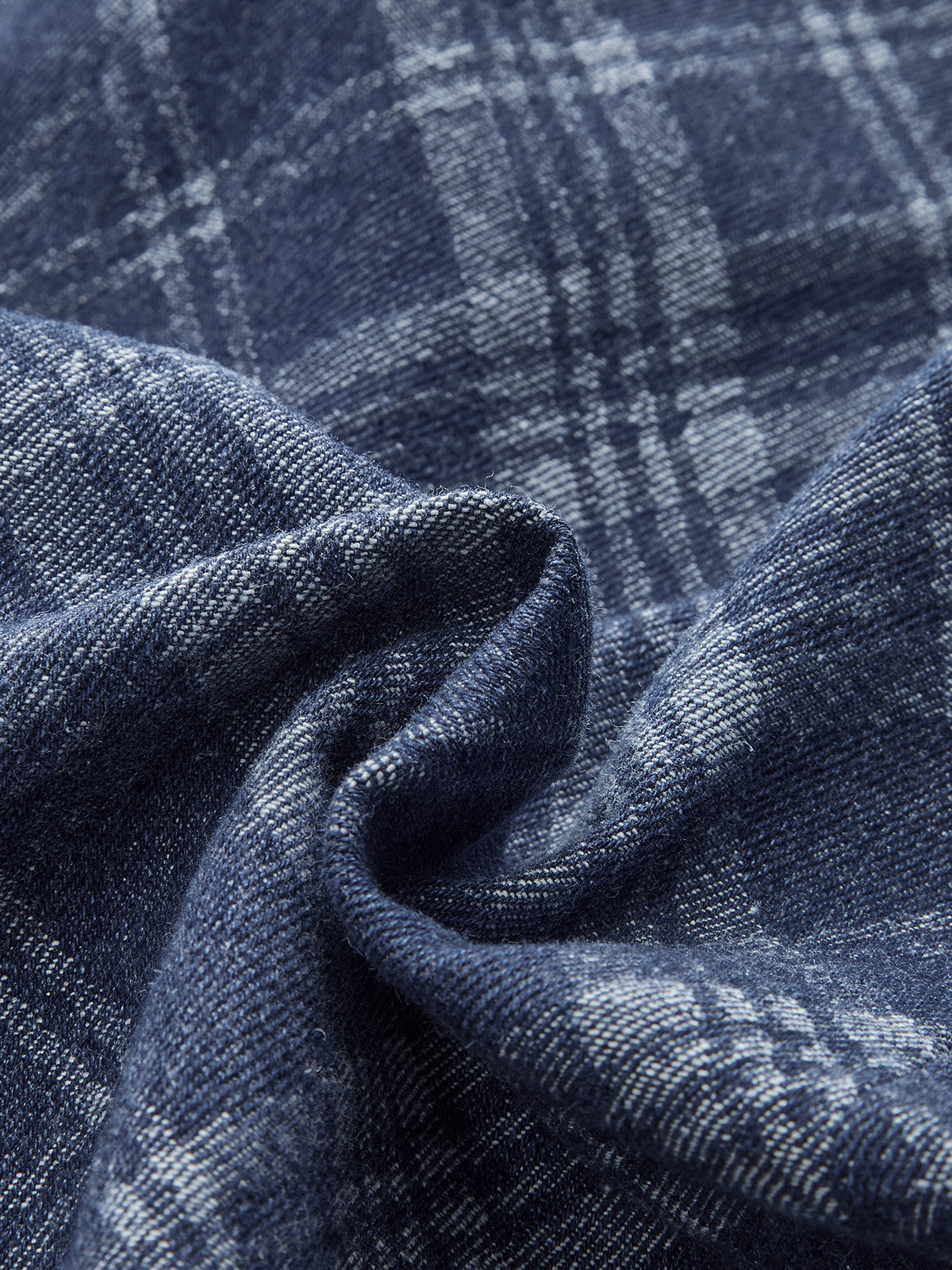 Kareli Desenli Orta Bel Kot Şort