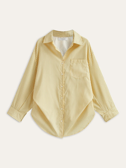 Cepli Çizgili Gömlek
