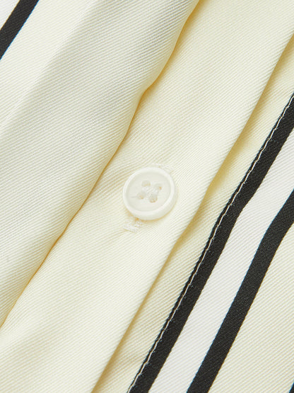 Çizgili Desenli Gömlek