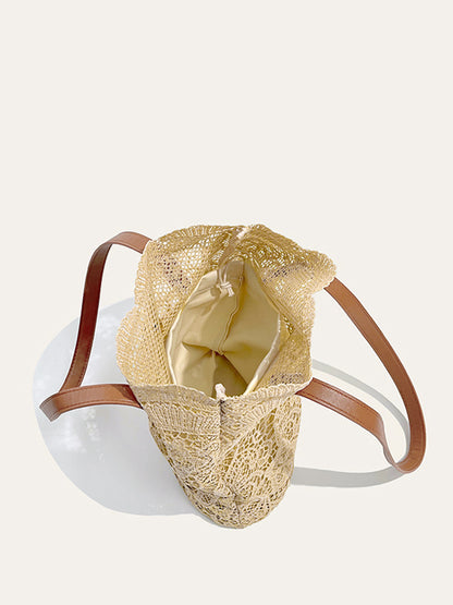 Dantel Süslemeli Tote Çanta