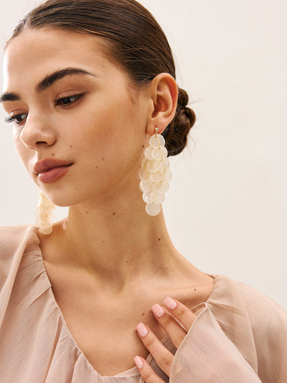 Deniz Kabuğu Avize Küpeler