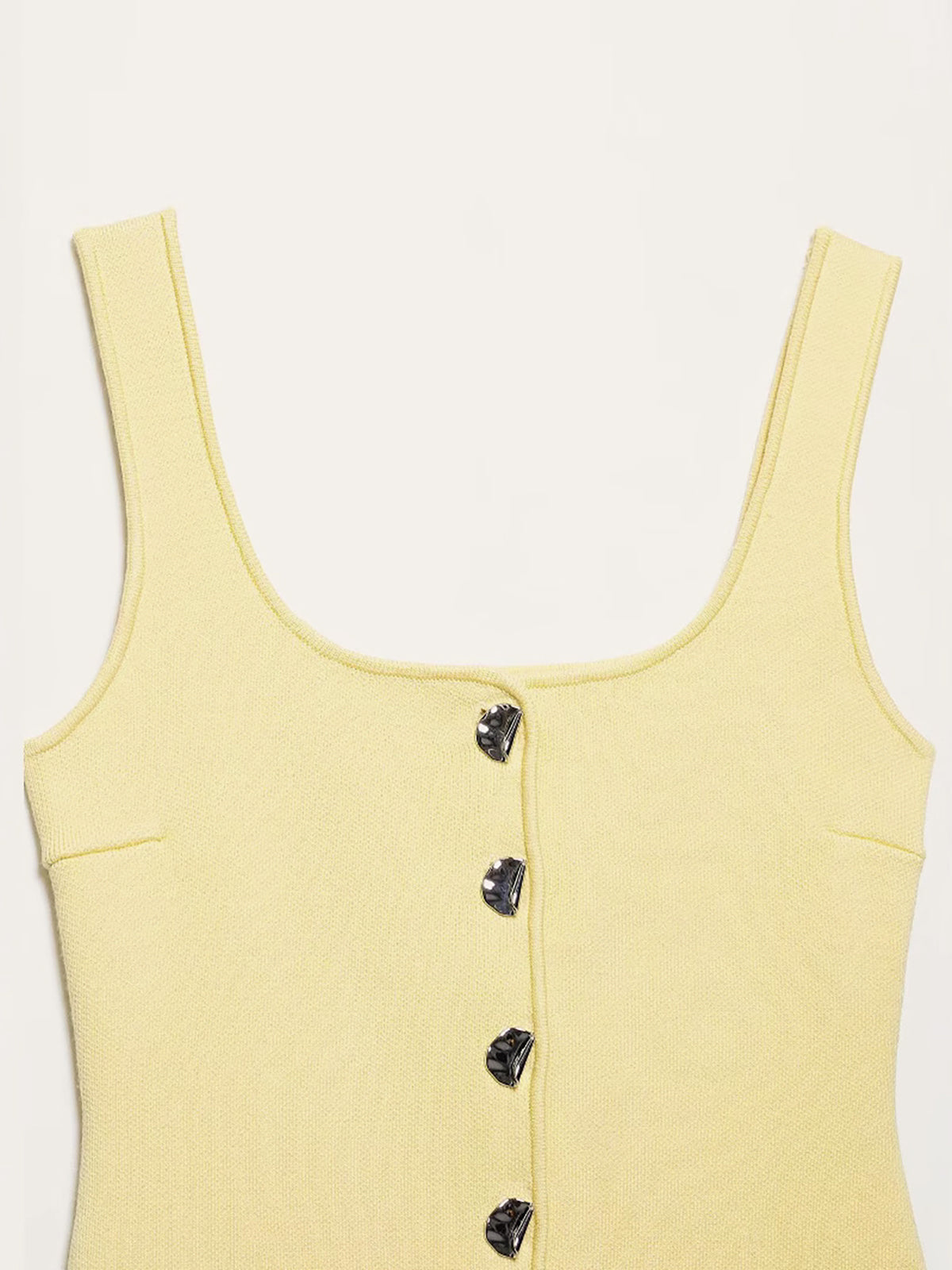 Kavisli Etekli Ribana Örgü Yelek