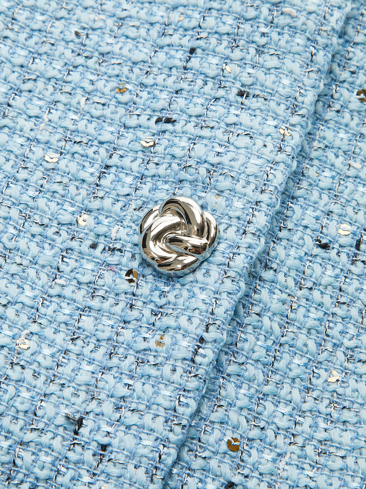 Tweed Kolsuz Kemerli Yelek