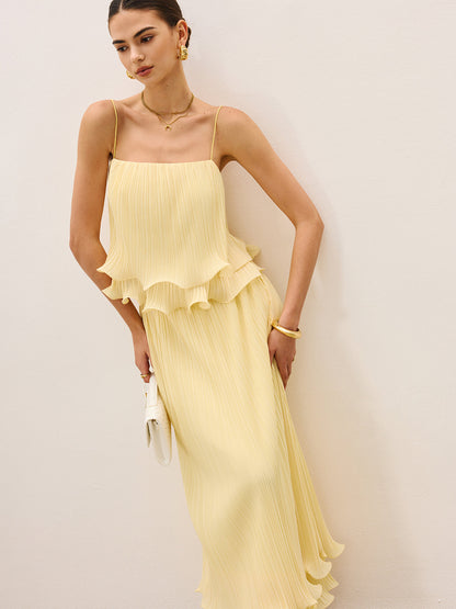 Kat Kat Volanlı Etek Takımı