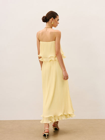 Kat Kat Volanlı Etek Takımı