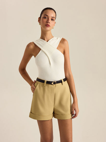 Kaburga Örgü Çapraz Atlet