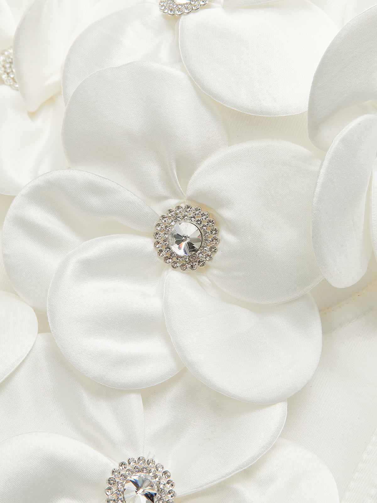 3D Çiçek Desenli Korse