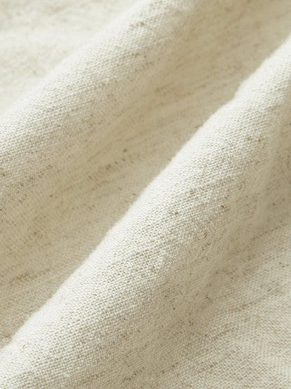 Pamuk ve Keten Kimono Kol Düğmeli Üst