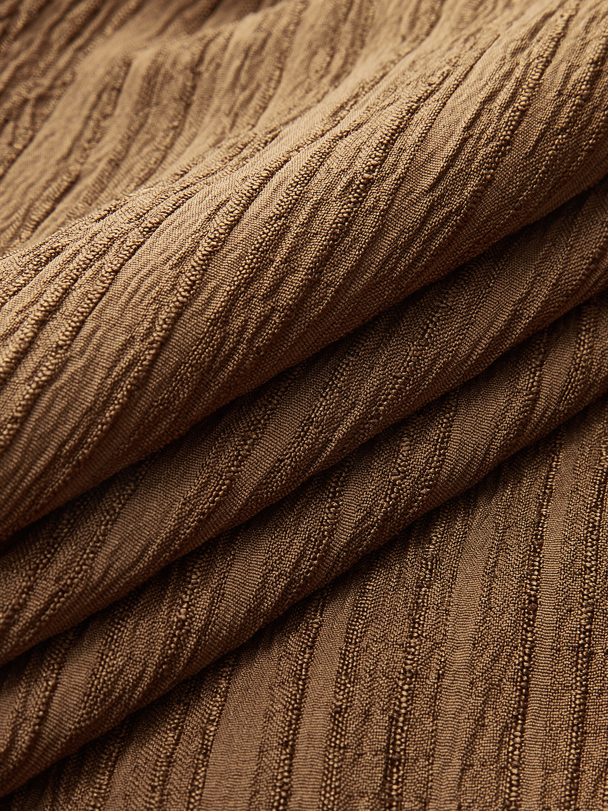 Puf Kollu Kısa Üst ve Büzgülü Bel Midi Etek Takımı