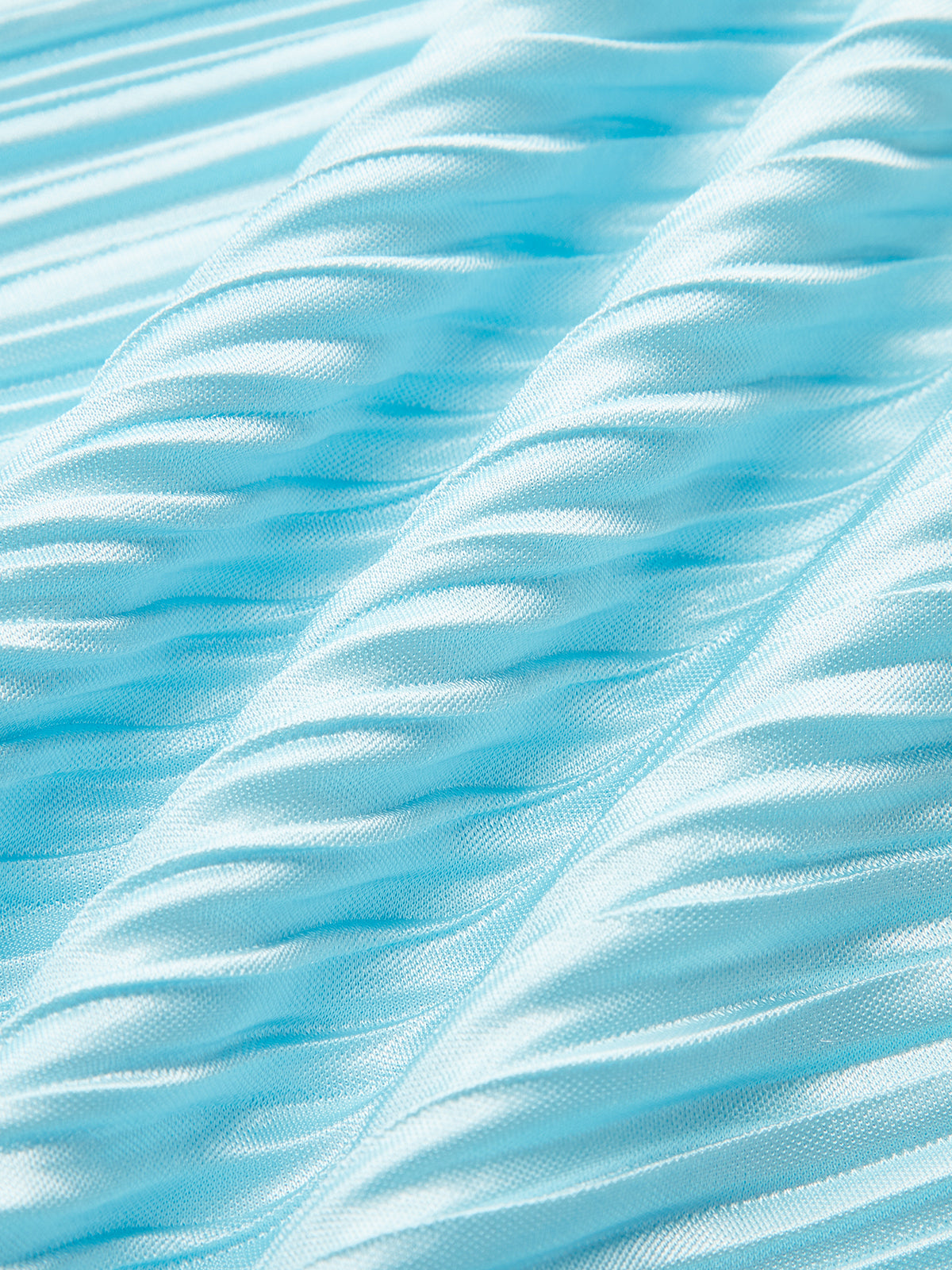 Yarı Şeffaf Kemerli Pileli Uzun Kollu Midi Elbise