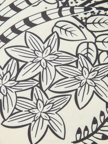 Etnik Tarz Baskılı Uzun Elbise